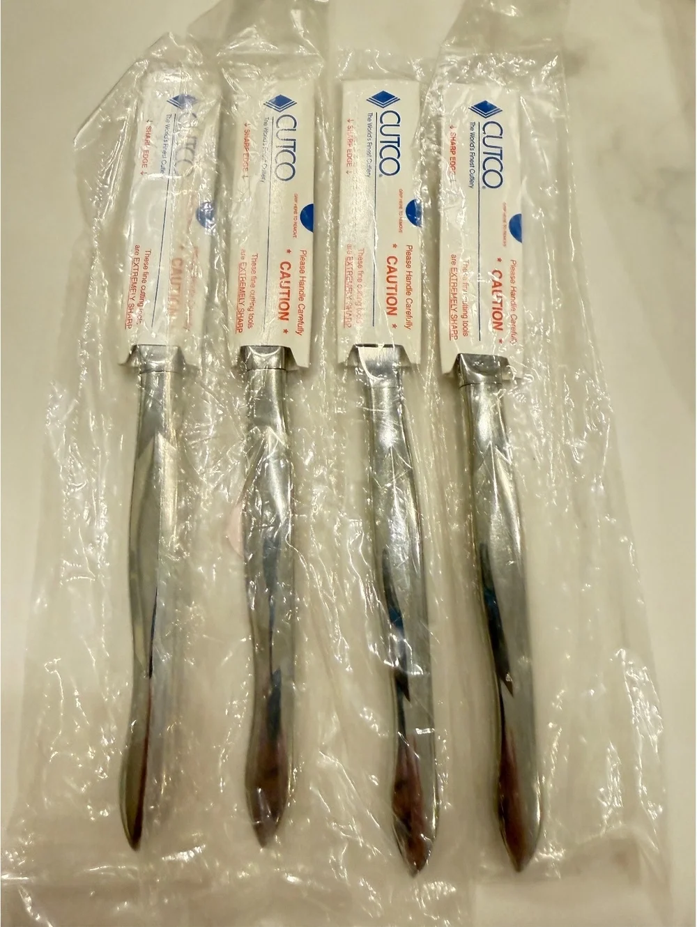 New Cutco 6 Pc Lot Set 4 Table Knives Whisk Mix-Stir Slotted Spoon